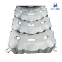Blocs flottants modulaires en plastique sur mesure pour quai de marina, ponton flottant pour plateforme de bateau