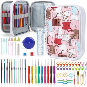 Kit de Crochet et Tricot DIY Polyvalent pour Débutants – Aiguilles à Tricoter et Accessoires de Crochet pour Fils à Tricoter - Product Image 1