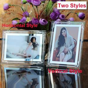 Cadre photo en verre en gros, tendance et simple, pour affichage horizontal ou vertical sur table - Product Image 2