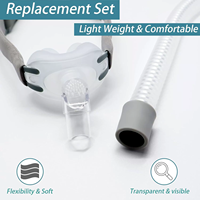Masque nasal jetable pour l'apnée du sommeil, coussin nasal pour la thérapie CPAP