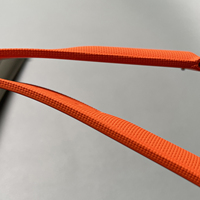 Bracelet de montre en caoutchouc respirant sans boucle 20mm/21mm avec fermoir déployant, bracelet de remplacement pour montres de plongée