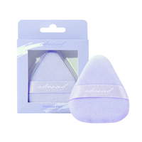 Poudre de maquillage triangulaire portable pour le contouring, éponge de beauté en coton avec personnalisation de la marque privée