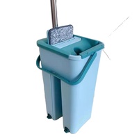 Outil de nettoyage de carrelage en bois dur et stratifié Seau de vadrouille à presser pour usage domestique