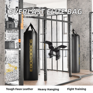 <span class=keywords><strong>Sac</strong></span> de frappe lourd Elite pour adultes - <span class=keywords><strong>Sac</strong></span> suspendu à double sangle |   Cuir synthétique durable 73 lb pour la <span class=keywords><strong>boxe</strong></span>, le MMA, le Muay Thai, la salle de sport à domicile - Product Image 3