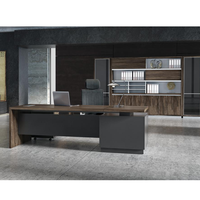 Table de bureau de direction moderne de luxe sur mesure pour PDG et cadres