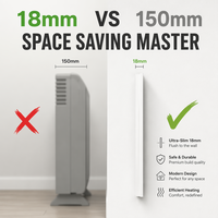 Calentador Eléctrico Inteligente WiFi de 450W, Panel Infrarrojo, Calentador Radiante Portátil de Pared, Calefacción Energéticamente Eficiente para el Hogar y la Oficina