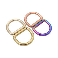 Boucle en alliage de zinc personnalisable JQR en forme de D – Attache métallique durable pour colliers d'animaux, sacs à main de luxe, écologique et légère