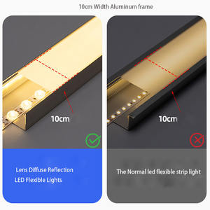 Cct đôi màu LED khuếch tán phản xạ dải ánh sáng SMD2835 48LEDs/M LED linh hoạt tường máy giặt ánh sáng cho trang trí - Product Image 4