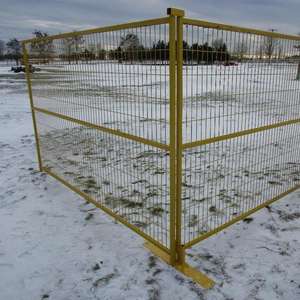 Valla Temporal de PVC de Alta Calidad para Aceras, Valla Temporal Removible para Campos de Golf en Canadá - Product Image 1