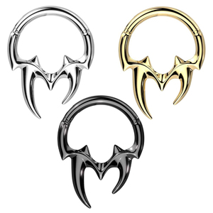 Juego de Piercing Corporal de Acero Inoxidable Quirúrgico 316L, Aro PARA LA Nariz, Segmento Clicker para Tabique con Bisagras, Cartílago del Trago DE LA Oreja <span class=keywords><strong>Helix</strong></span> Daith - Product Image 1