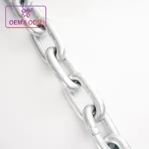 重型80级钢焊接链节镀锌运输安全链