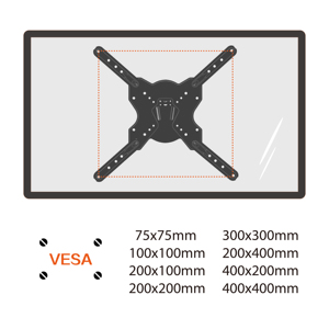 Charmount chuyển động đầy đủ TV Wall <span class=keywords><strong>Mount</strong></span> chủ <span class=keywords><strong>cantilever</strong></span> xoay nghiêng TV núi cho Max Vesa 400x400 mét cài đặt dễ dàng 26 ''55'' <span class=keywords><strong>LCD</strong></span> TV - Product Image 6
