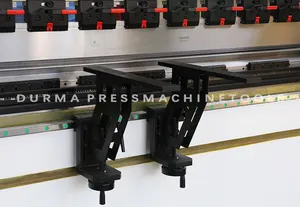 Durmapress mesin rem tekan CNC hidrolik, lembaran logam 200 T /4000MM dengan sistem pengontrol DA53T Delem