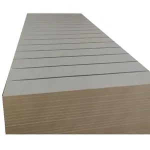 JIA MU JIA Board faced slatwall coloured slotted melamine 12mm mdf