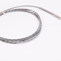 Sonda de Sensor de Temperatura de Alta Temperatura Tipo Aguja de Estilo de Transición de Termopar Blindado Tipo K de Alto Rendimiento