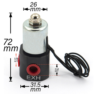 Válvula Solenoide Universal de 1 Bit y 12v para Suspensión Neumática, Válvula de Colector, Amortiguador Neumático, Accesorios Modificados para Automóviles - Product Image 3