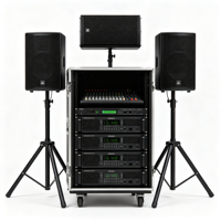 Système de sonorisation portable, équipement audio professionnel, table de mixage, amplificateur, ensemble de haut-parleurs pour concert en direct, événement, performance sur scène