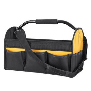 Cómodas bolsas de herramientas de balas de tubo de acero de tela Oxford con múltiples bolsillos deslizantes, caja de herramientas de gran capacidad con estilo de logotipo personalizado - Product Image 2