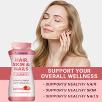 Gummies Biotine Cheveux Peau Ongles Marque Privée OEM Ausreson – Complément de Créatine et Vitamines pour Soin Naturel des Cheveux, de la Peau et des Ongles