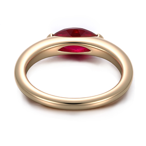 PROVENCE 23years of focus on fine jewelry custom 10k 14k 18k gold 1 carat lab Pigeon Blood <b>ruby</b> <b>ring</b> for women <b>men</b> gemstone <b>ring</b> - Product Image 2