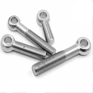 DIN444 Eye Bolts OEM Custom Factory Direct High Quality Standard Stainless Steel Eye Bolt With Fine Thread bolt and nut