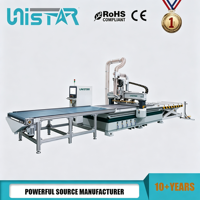 Routeur CNC à 3 axes avec broche ATC pour le travail du bois, machine de nesting avec chargement/déchargement automatique