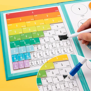 Vente en gros <span class=keywords><strong>Jeu</strong></span> de société amusant Puzzle d'éducation précoce Puzzle en bois Puzzle magnétique Livre de puzzle pour enfants Jouets d'apprentissage des mathématiques - Product Image 3