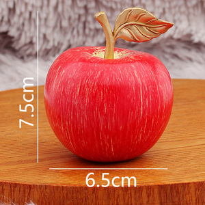 Ping một đồng mô phỏng Đỏ Apple trang trí nhỏ Christmas Eve món quà thủ công kim loại nhân tạo trái cây trang trí - Product Image 6
