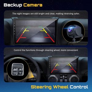 Autoradio stéréo Android 13, ventilateur <span class=keywords><strong>de</strong></span> refroidissement, GPS, caméra <span class=keywords><strong>de</strong></span> <span class=keywords><strong>recul</strong></span> pour <span class=keywords><strong>Jeep</strong></span> <span class=keywords><strong>Wrangler</strong></span> <span class=keywords><strong>JK</strong></span> 2007-2018 Dodge Ram 1500 2500 - Product Image 5