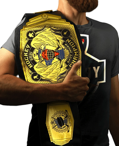 Ceinture de championnat personnalisée en cuir métallique de haute qualité Ceinture de lutte Football baseball Softball Hockey bowling Lutte - Product Image 4
