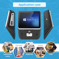 Verificador de Precios Wifi Rj45 con Escáner de Código de Barras y Código QR, Terminal POS de Pared con Pantalla Táctil para Verificación de Precios