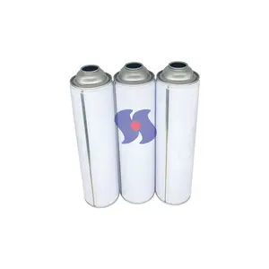 350ml metal round type can container 70mm CMYK Printing spray paint empty aerosol tin can