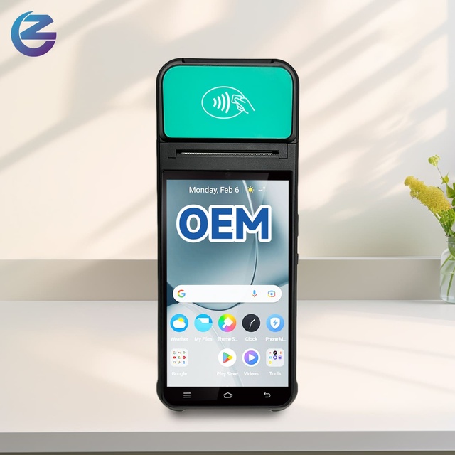 ZCS Z92 Android 13.0 Mobile POS Terminal with Thermal Printer USB Connectivity Touch Screen for Point of Sale
