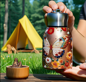 Mug de voyage isotherme en acier inoxydable portable de 300 ml, garde les boissons chaudes ou froides pendant des heures, parfait pour le camping, les voyages, bouteille <span class=keywords><strong>d</strong></span>'<span class=keywords><strong>eau</strong></span> - Product Image 3