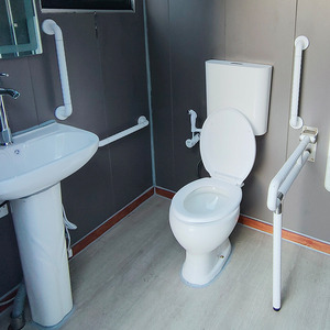 Silla de Inodoro Portátil Multifuncional TUNE, WC Público Móvil con Acceso Seguro <span class=keywords><strong>para</strong></span> Personas con Discapacidad - Product Image 6