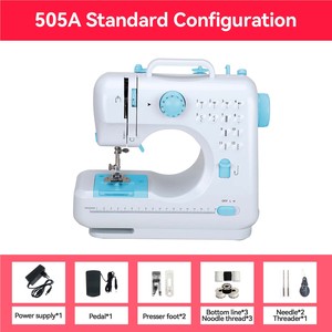 <span class=keywords><strong>Machine</strong></span> à <span class=keywords><strong>coudre</strong></span> portable EU Stock Blue 505A à double vitesse pour débutants et enfants, <span class=keywords><strong>simple</strong></span> et facile à utiliser - Product Image 2