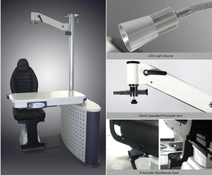 อุปกรณ์การแพทย์คุณภาพสูง CT-360 และเครื่องมือตรวจวัดทางจักษุวิทยา ชุดโต๊ะและเก้าอี้ตรวจวัดสายตา - Product Image 4