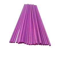 Bâtonnets diffuseurs en fibre de polyester de haute qualité, violet néon, 3mm * 20cm 21cm 22cm 23cm