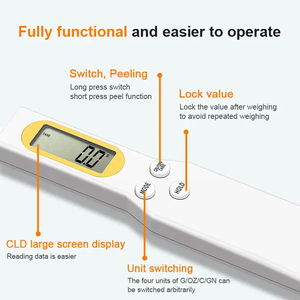 Electronic Kitchen Scale 500g 0.1g LCD Digital <b>Measuring</b> Food Flour Digital Spoon Scale Mini Kitchen <b>Tool</b> for Milk Coffee Scale - Product Image 2