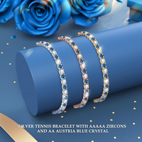 Bracelet en diamant surprise pour anniversaire, bracelet glamour, joyeuse fête, bijoux pour femmes, cadeau merveilleux pour fête d'anniversaire féminine