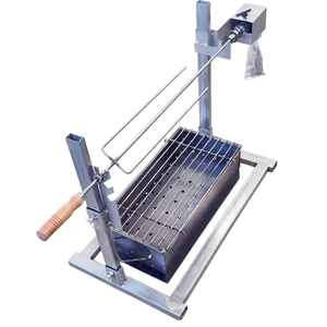 Asador de barbacoa eléctrico doméstico con volteo automático para pierna de cordero asada y parrilla giratoria desmontable para pollo - Product Image 1