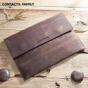 Genuine Leather Tablet Sleeve Case For ipad pro 12 9 case 2020 2021 MacBook 12inch Galaxy Tab 12 inch Tablet Sleeve Pouch