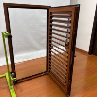 Stores à lamelles en aluminium à commande manuelle, réduction de l'éblouissement, décoration intérieure pour fenêtres, usage domestique