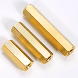 Elementi di fissaggio elettrici a esagono meccanico M2.5 maschio femmina in ottone filettato esagonale distanziatore - Product Image 5