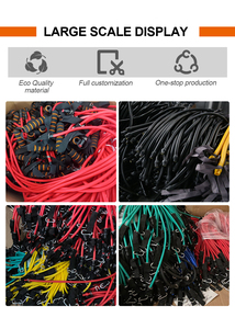 Ensemble de tubes de résistance fitness avec poignées, logo personnalisé, <span class=keywords><strong>corde</strong></span> de traction élastique en latex haute résistance pour entraînement à domicile - Product Image 6