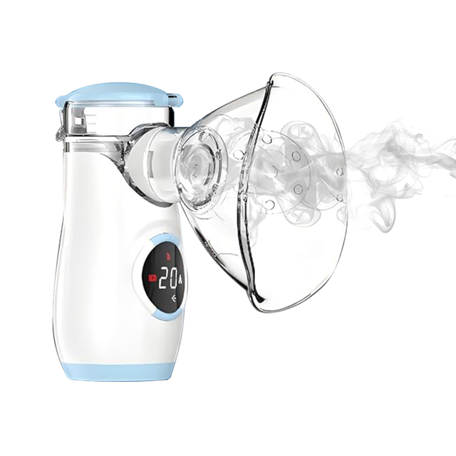 Portable Mini Vaporizers Inhalator Mesh Atomizer Ultrasonic Rechargeable Mesh Nebulizer Cool Mist Machine with USB Charging