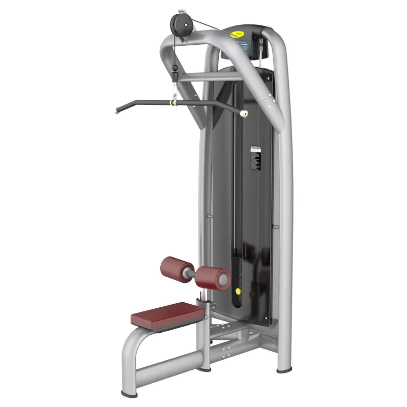 Hoge Kwaliteit Bodybuilding Pin Belasting Selectie Iso Laterale Brede Pull Down Gymnastiekapparatuur Lat Pulldown Voor Club