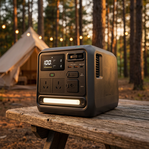 เครื่องกำเนิดไฟฟ้าพลังงานแสงอาทิตย์สำหรับตั้งแคมป์กลางแจ้ง 1000W สถานีไฟฟ้าพกพาขนาดเล็ก 1008Wh แหล่งจ่ายไฟเคลื่อนที่ - Product Image 2