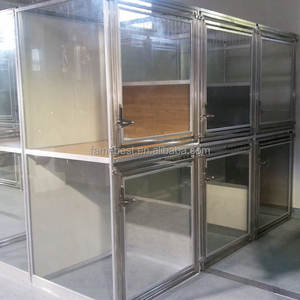 Cuccia per animali domestici in rete di peluche quadrata con Design in metallo in acciaio inossidabile con cuscino wc kandang anjing cucce per cani di grandi dimensioni all'aperto - Product Image 3