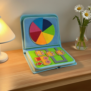 Montessori-Style Felt Busy Board Bible Story Themed Sensory <b>Educational</b> Toys Stimulating Children's Senses - Product Image 3
